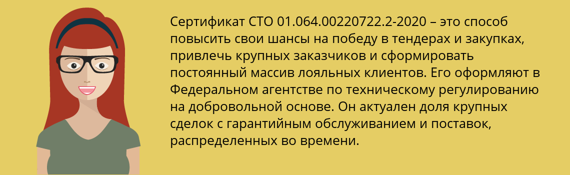 Получить сертификат СТО 01.064.00220722.2-2020 в Богданович